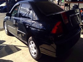 2001 HONDA CIVIC. BLACK,DX MODEL,1.7L, MT,  A25196